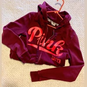 Pink Victoria Secret Zip up jacket